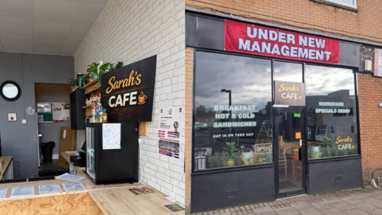 The cafe will soon be getting a new sign (image via Sarah Gillies)