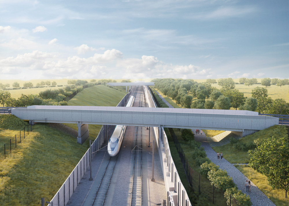 The transport secretary has tasked HS2 Ltd with "removing complexity" to help save money (image via HS2)