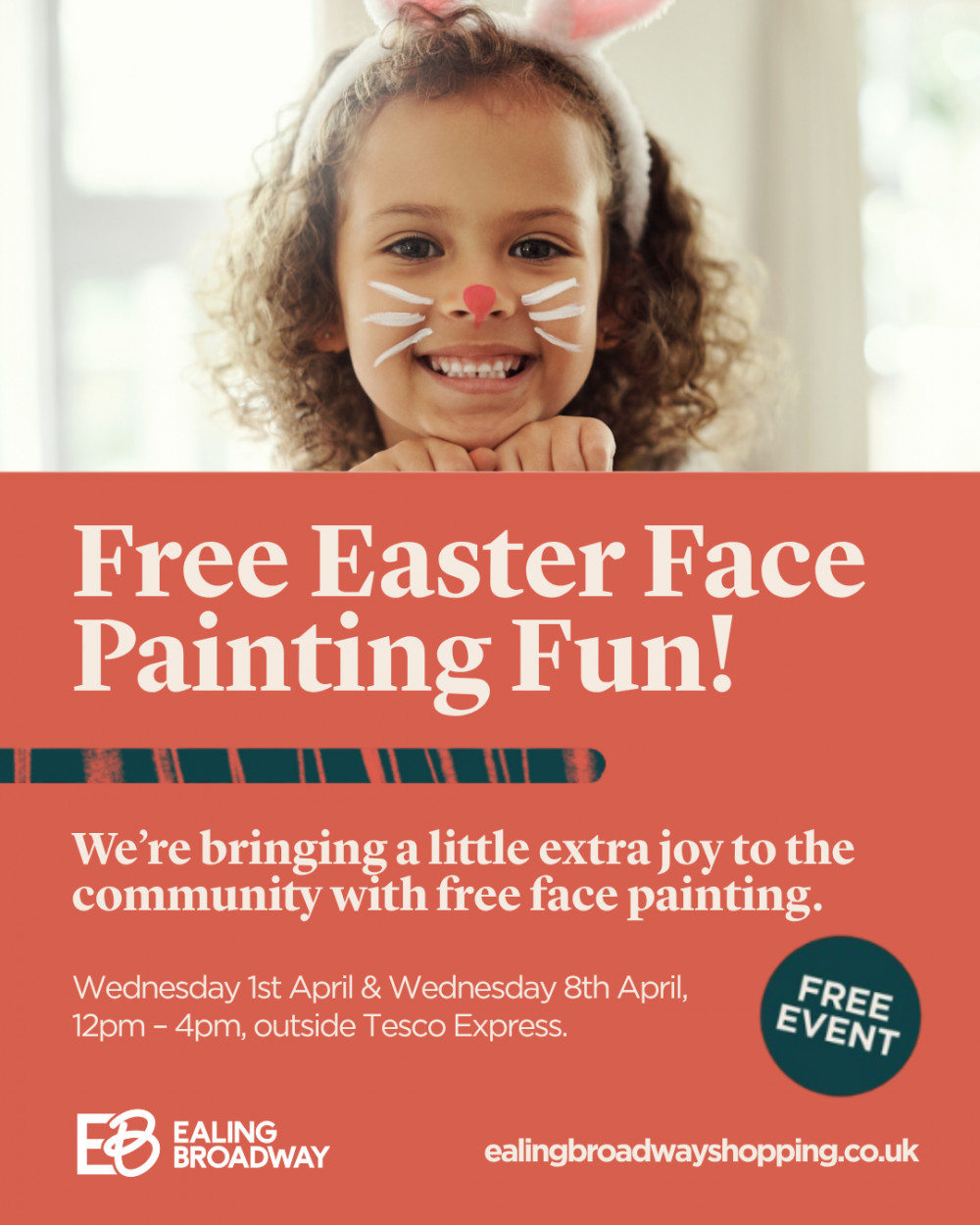 Free Easter Face Painting at Ealing Broadway