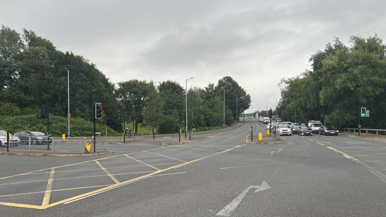 St Mary's Way in Stockport (Image - Declan Carey LDRS)