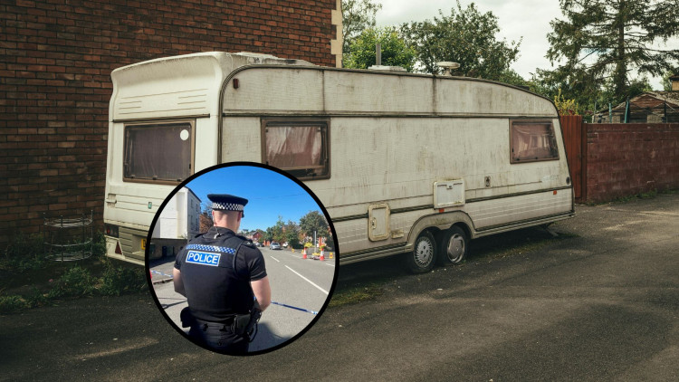 The caravans have been an ongoing concern for police (image via Pexel-James Frid/SWNS)