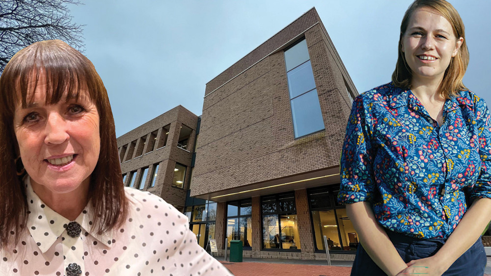 Thurrock Council leader Cllr Lynn Worrall (left) and MP Jen Craft have welcomed £200m from government to set against authority's debt.