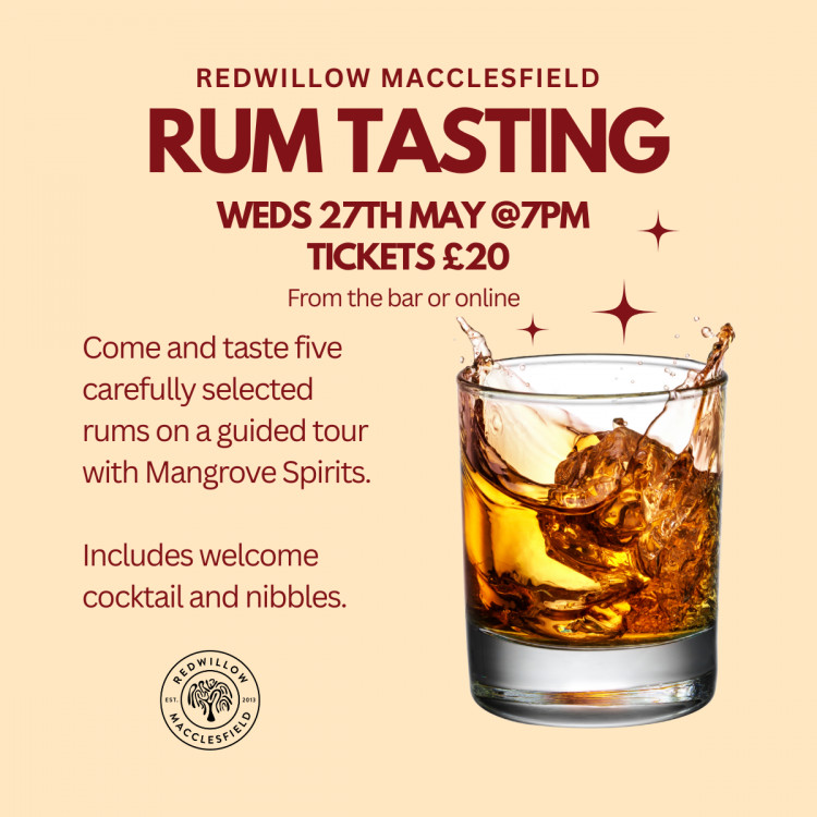 Rum Tasting - RedWillow Macclesfield