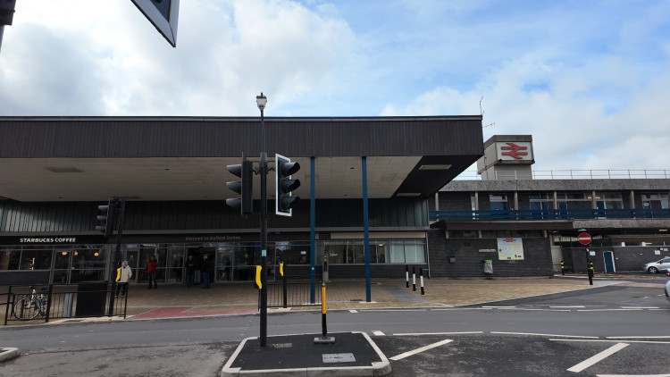 A tree fell on the line in Penkridge on Tuesday (image via Livia Gregor)