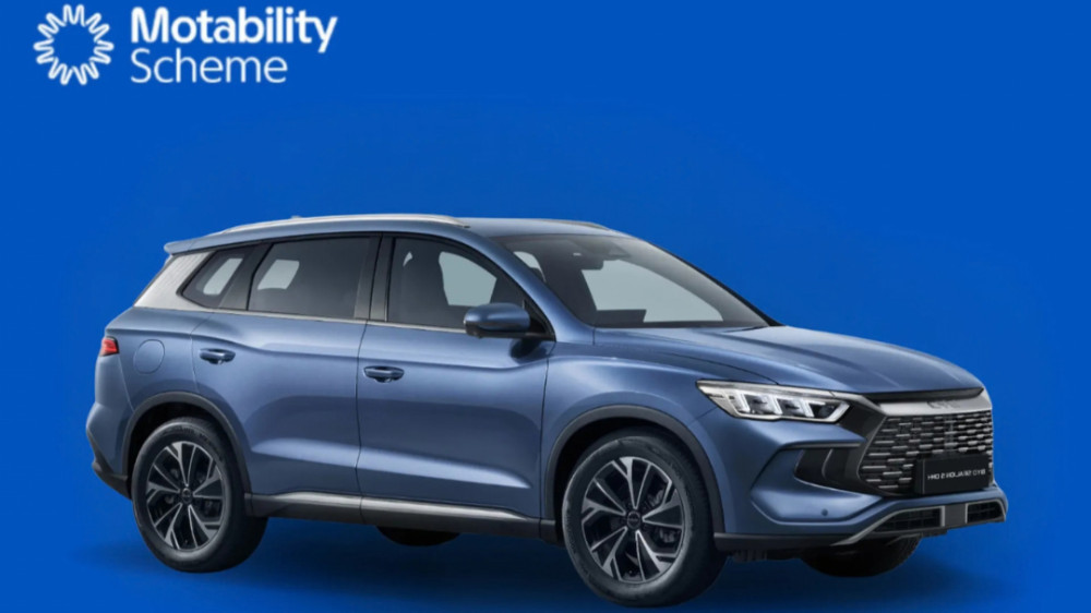 BYD SEALION 5 on Motability at BYD Stoke (image via Swansway)