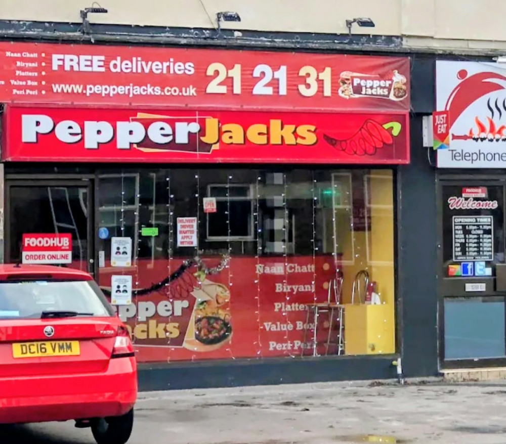 Pepper Jacks, Nantwich Road, trading in the town since 2013, is being marketed by Harvey Silver Hongkinson for £59,950 (Photo: Nikki G).