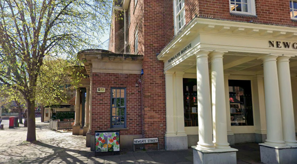 Newgate House was previously home to All Bar One, which closed in October 2025 (Image via: Google)