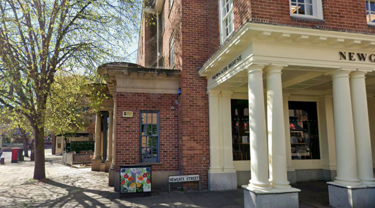 Newgate House was previously home to All Bar One, which closed in October 2025 (Image via: Google)