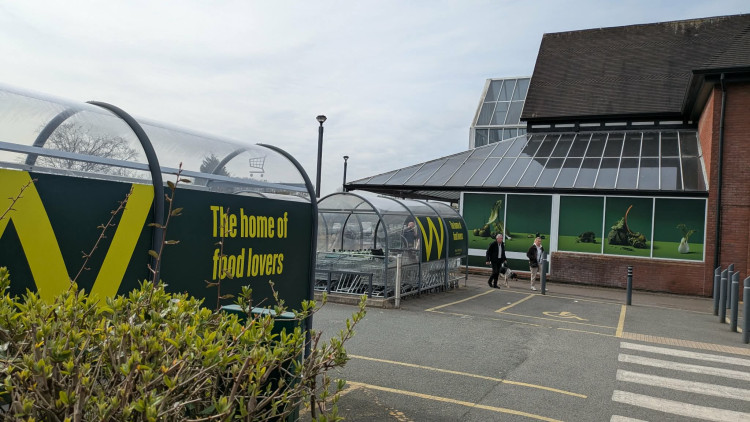 Waitrose in Flat Lane, Sandbach, has applied to Cheshire East Council for a full variation to its premises licence. (Photo: Nub News)