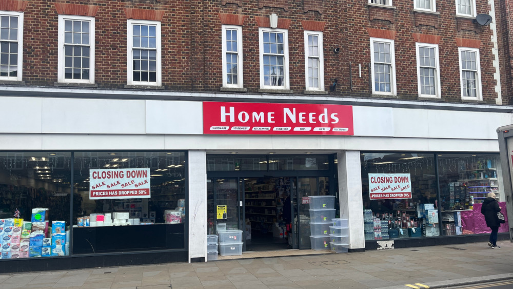 Home Needs on King Street, Twickenham is set to close next month (credit: Charlie Speed).
