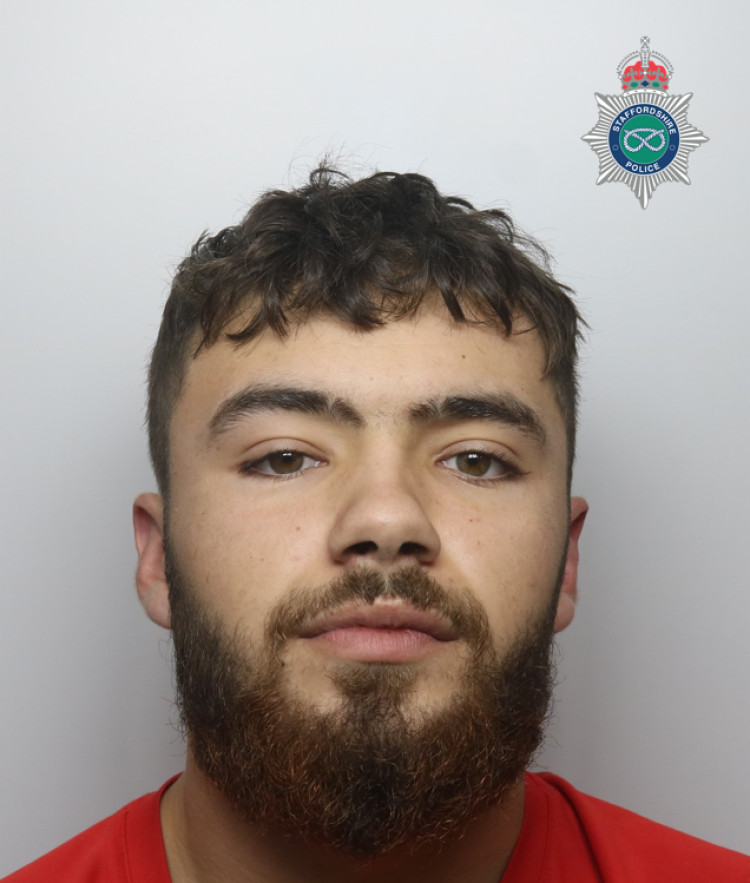 The incident was witnessed by members of the public. (image via Staffordshire Police)