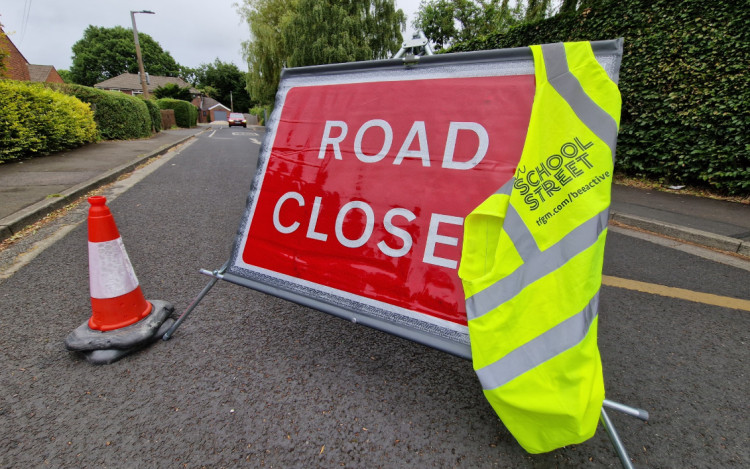 A school street, which restricts road access around school start and finish times, is being proposed on Half Moon Lane in Offerton (Image - Stockport Council)