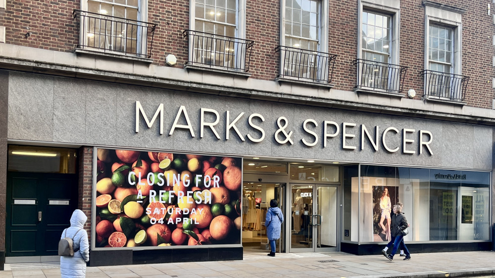 Marks & Spencer to close from next month for a refurb of its George Street store (credit: Nub News).