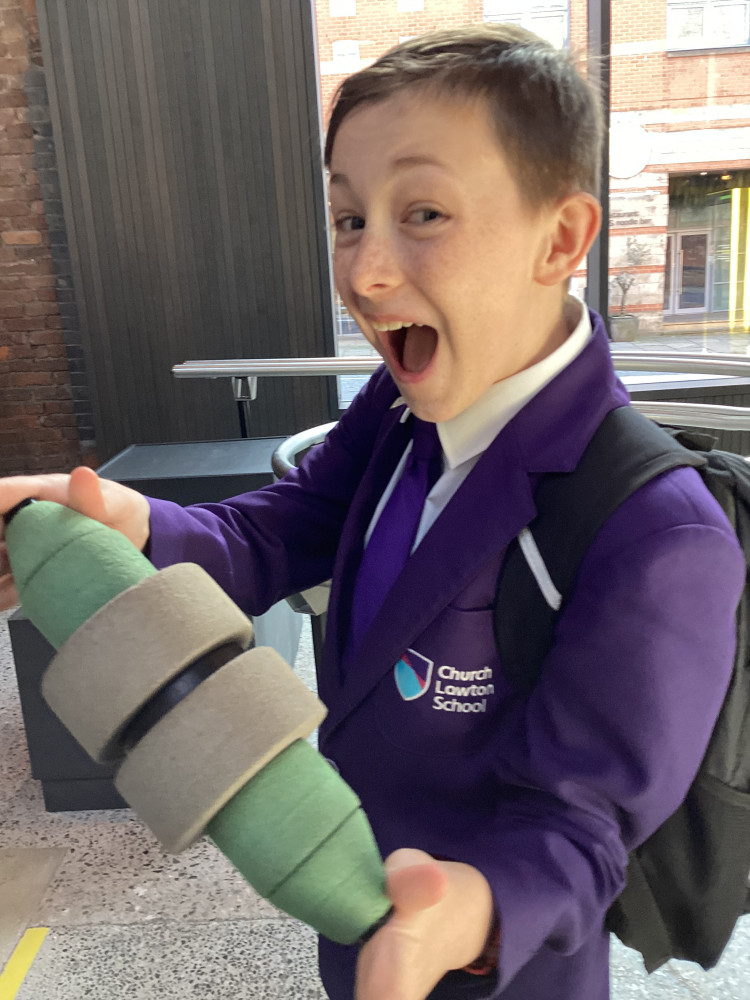 Special school’s work to inspire their pupils during Science Week. (Photo: Church Lawton School)