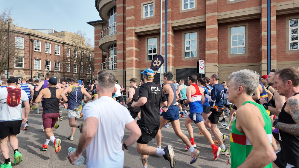 Stafford Half Marathon took place last weekend (image via Livia Gregor)
