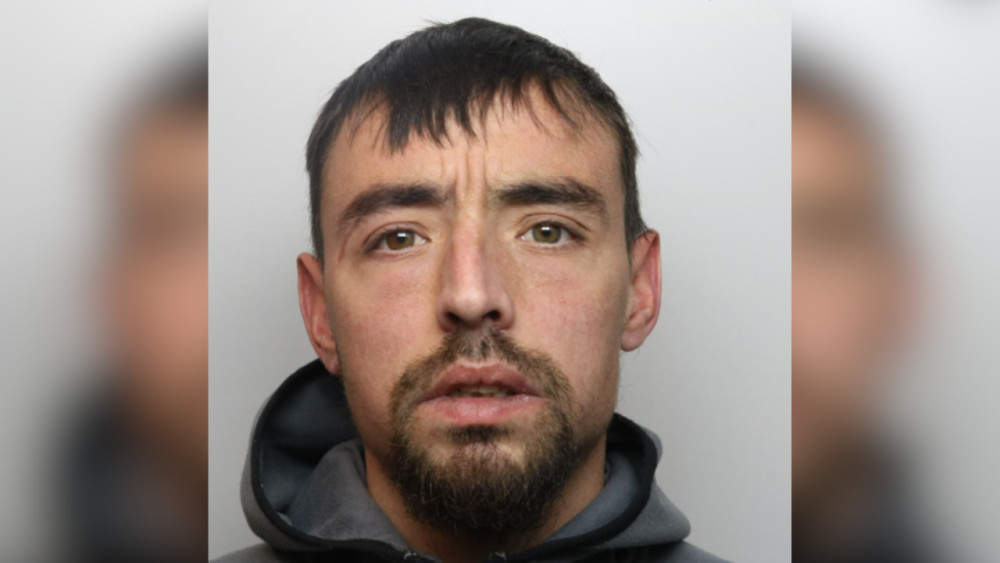 Andrew Paul Whalley, 34, of Nantwich, has been jailed for five-years-and-four-months (Photo: Staffordshire Police).