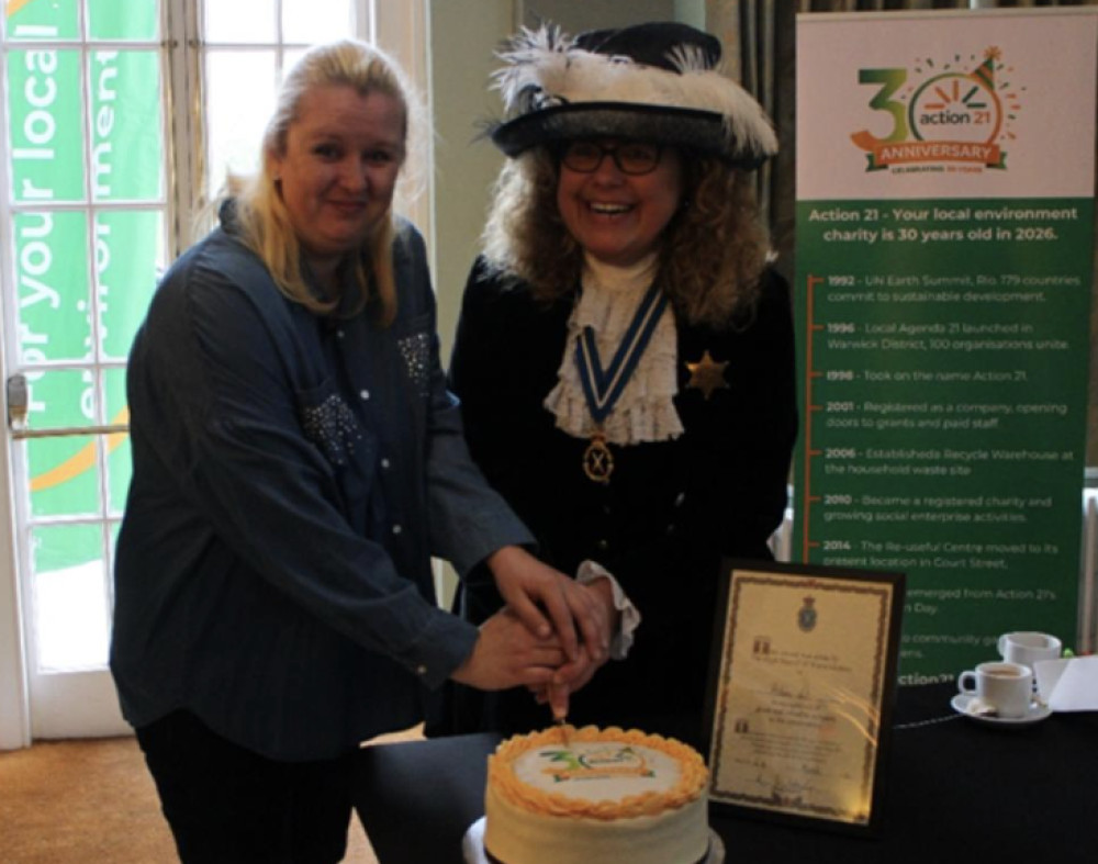 Action21, an environmental charity in Leamington, celebrated its 30th anniversary, highlighting its significant community and environmental contribution (image supplied)