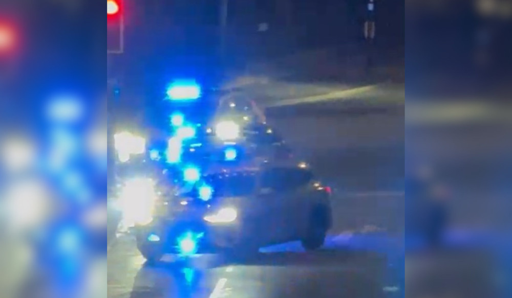 Three people, including a 16-year-old boy, have been arrested following a police chase through Macclesfield (Credit: Supplied)