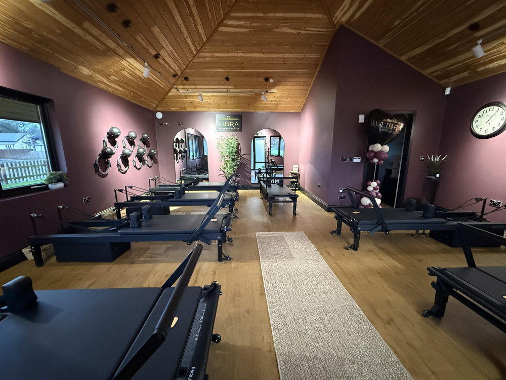 Pilates studio inside what once was Golf pro shop