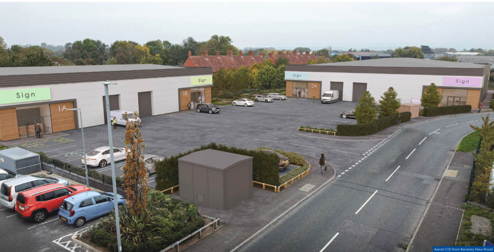 New plans propose six industrial units on the former Morlands factory site in Glastonbury, pending approval.  