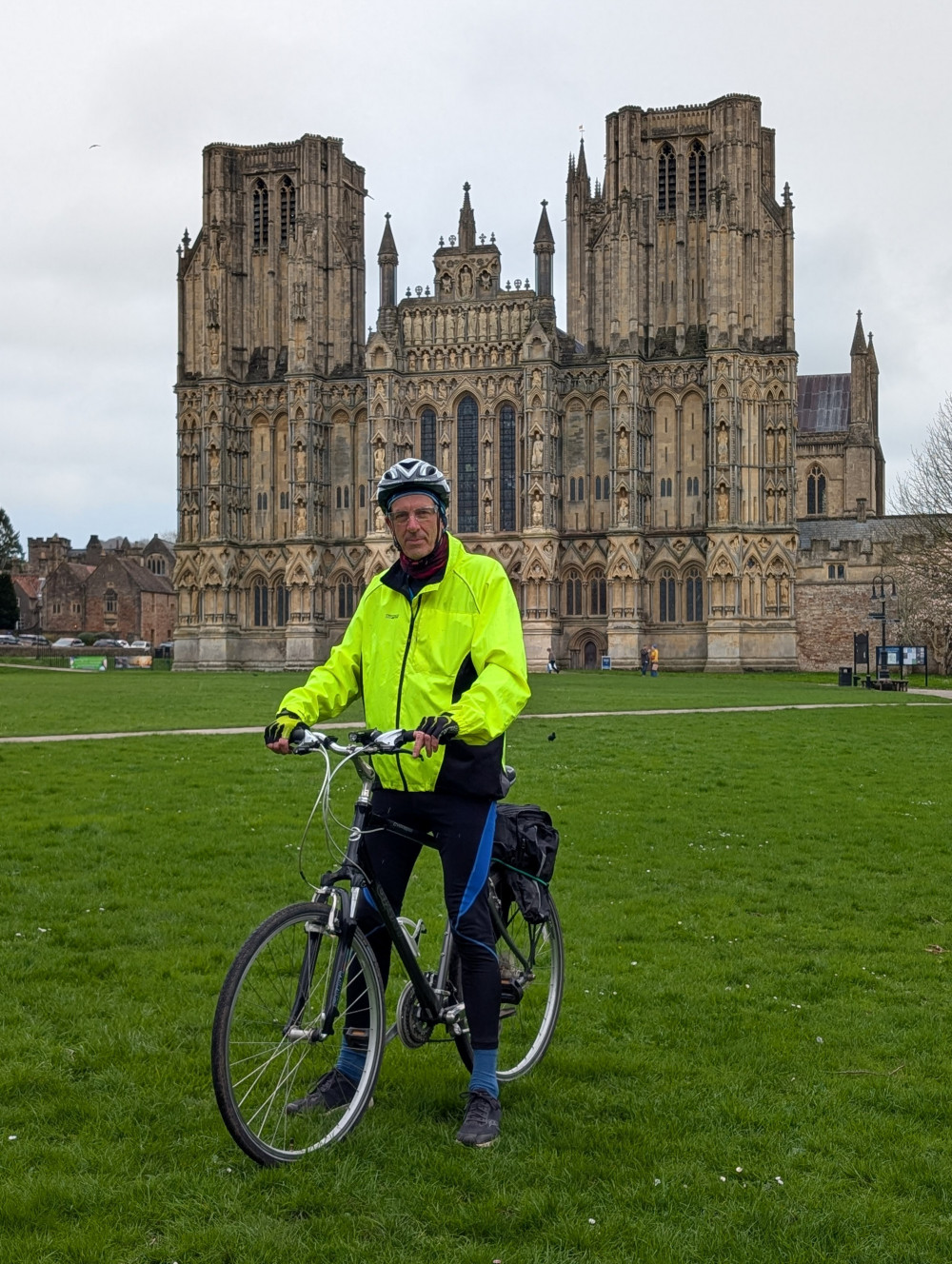 Somerset Circle ride project manager Neil Chippet recently reconnoitred the route through Wells.