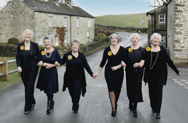 The Ladies First Charity Calendar, endorsed by original Calendar Girl Tricia Stewart, launches 15 October at Birmingham Rep, supporting over 30 charities (image supplied)
