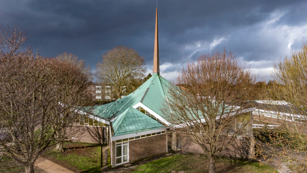St Richard’s Church has been awarded major funding from Historic England and The National Lottery Heritage Fund to stabilise its roof and prepare for long-term restoration work (credit: Chris Redgrave/ Historic England Archive).