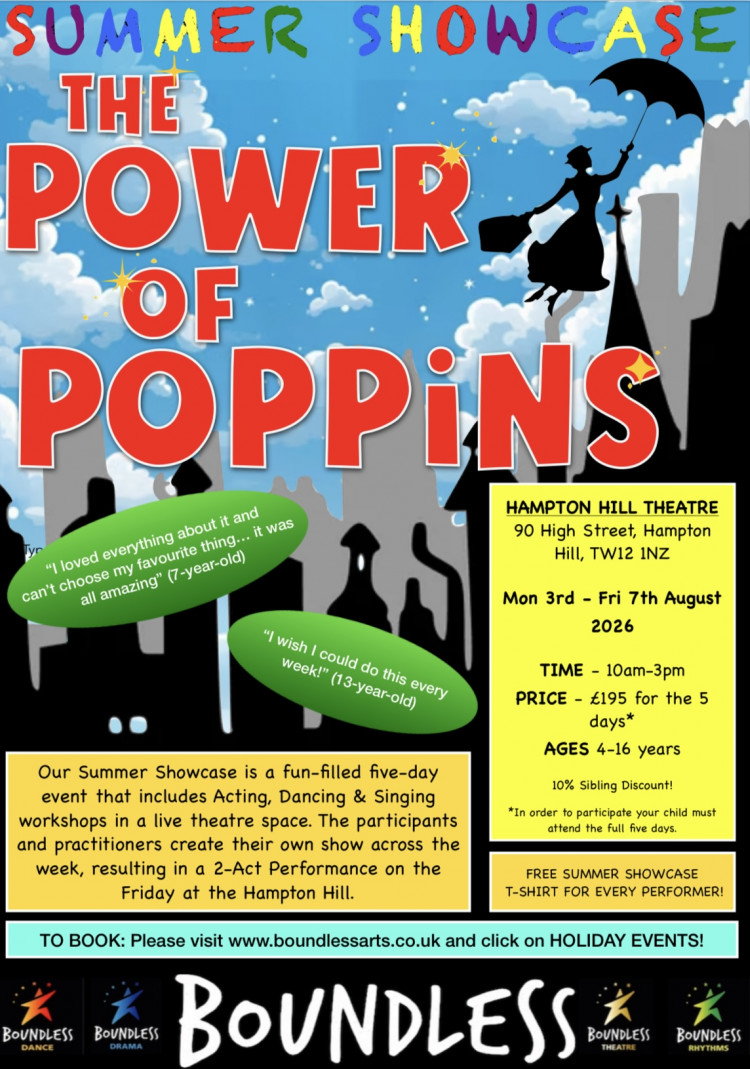 ‘The Power Of Poppins’ - Summer Showcase 2026 - Boundless Arts