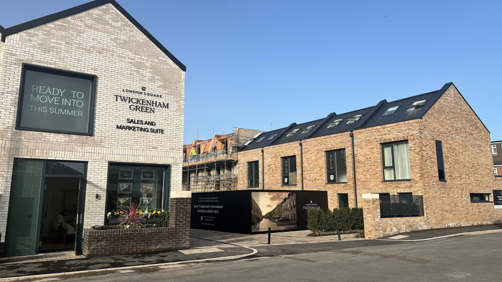 London Square has reported major progress at its Twickenham Green development with show homes completed (credit: London Square).