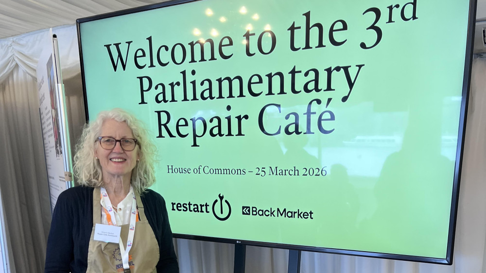 Kenilworth Repair Café members attended the third Parliamentary Repair Café (image supplied)
