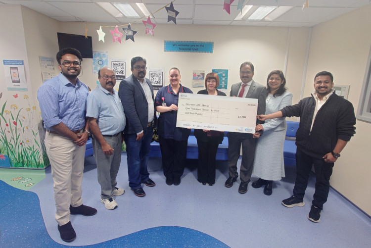 Ealoor, a local nursing consultancy, has raised £1,760 to help pay for a new incubator at Stepping Hill Hospital (Image - Stockport NHSFT)