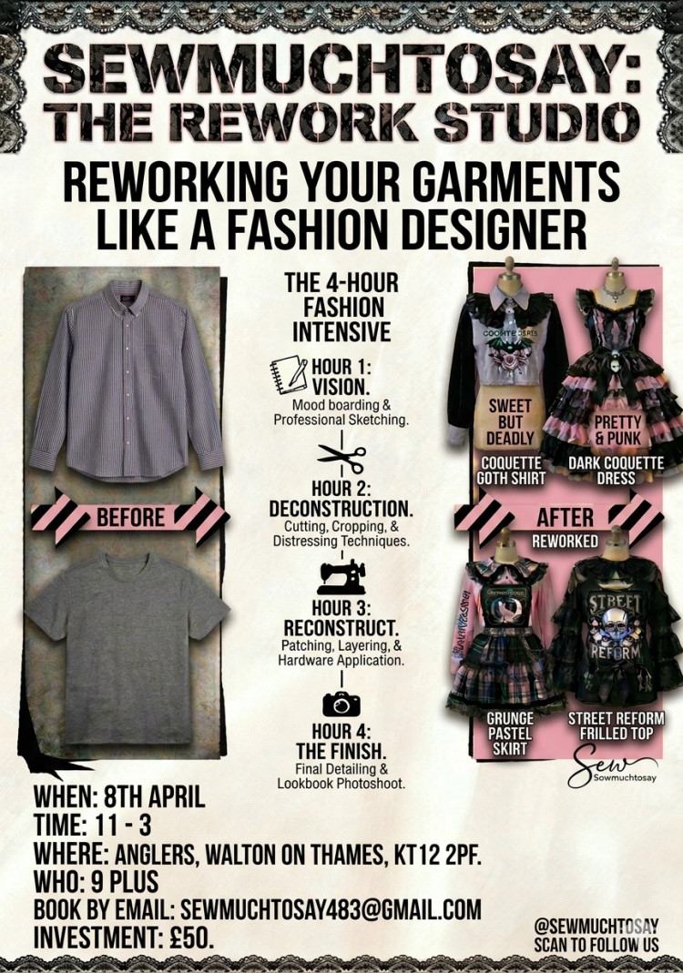 Be a fashion designer for the day.