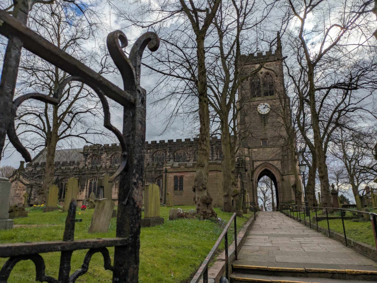 A dog walker thought he saw a ghostly soldier figure chasing through Sandbach earlier today (April Fool's Day). (Photo: Nub News) 