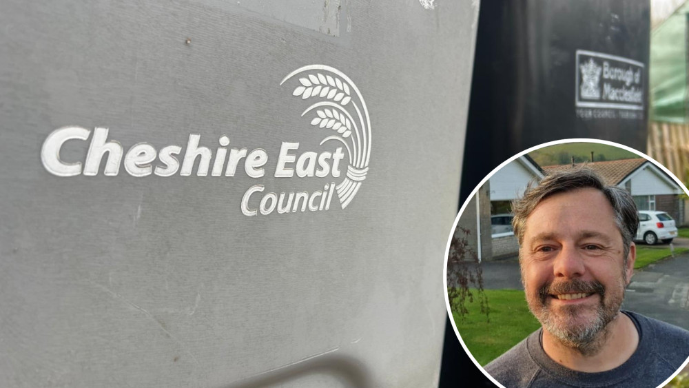 Councillor Chris O'Leary has slammed Cheshire East's waste collection service (Credit: Nub News/Chris O'Leary)
