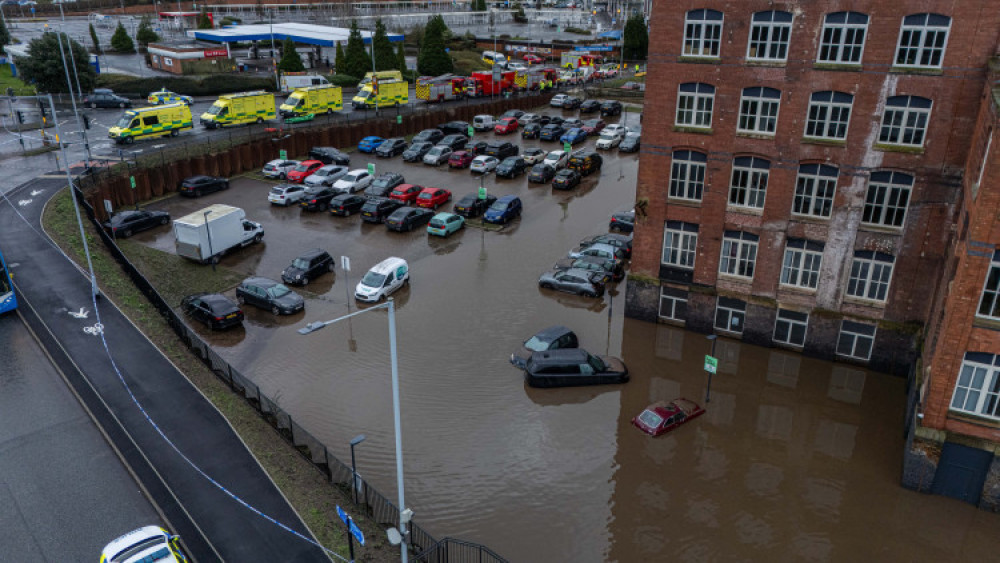 Lib Dem-led Stockport Council is calling on the government to pay for new flood protections, saying 'families can't be forced to live in fear' (Image - SWNS)