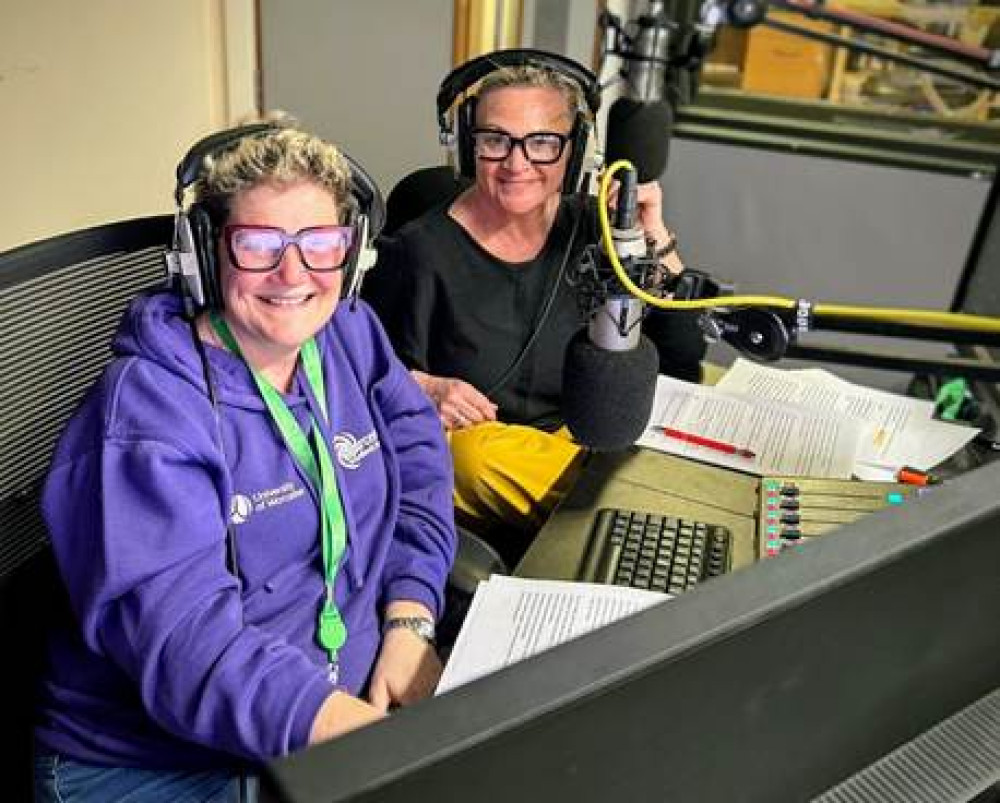 Sandbach women, Diane Davis (left) and Sheila Manzano (right) launch a new radio show tomorrow (Thursday). (Photo: Sheila Manzano)