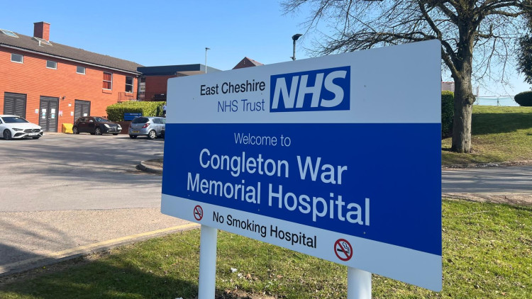 The strike will affect services at Congleton War Memorial Hospital (Credit: Nub News)
