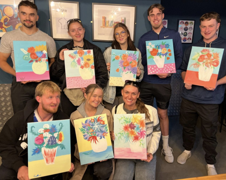 Paint and Sip Event - Spring Flowers