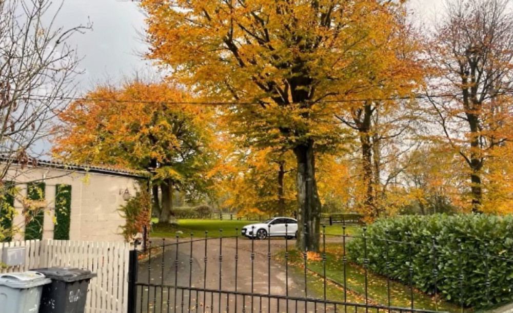 Canalside Farm Sandbach Application Site Entrance Looking South (From Cec Planning Meeting) Site entrance at Canalside Farm looking south (from CEC planning meeting)