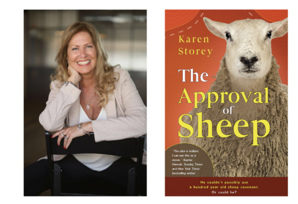 American author Karen Storey's debut novel 'The Approval of Sheep' has been nominated for the prestigious Joan Hessayon Award (image supplied)