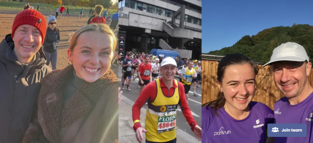 Sisters Joanna and Ella will be running this year's London Marathon in aid of Crossroads Care Richmond and Kingston (Credit: Joanna and Ella Tilley)