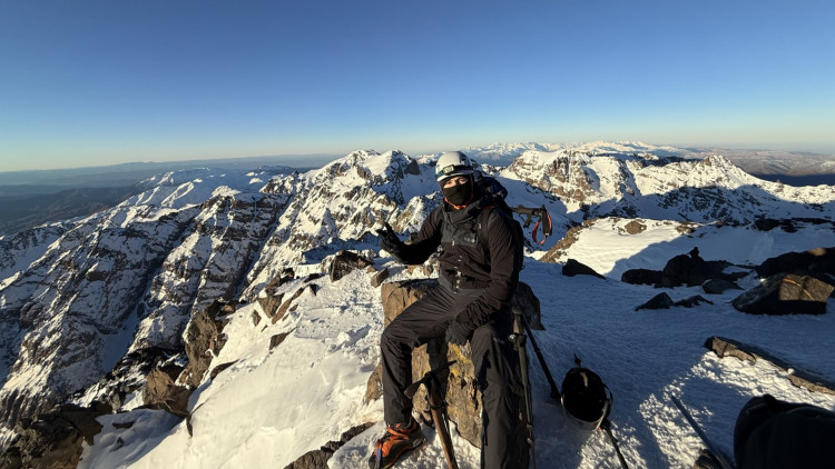 Jordan Darlington, from Maybank, raised £3,434.71 for Douglas Macmillan (image via Dougie Mac)