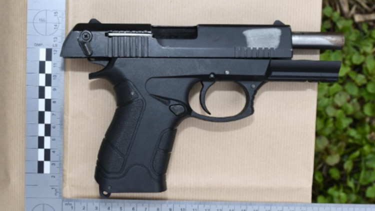 Police have recovered a handgun and nine rounds of ammunition, during a patrol as part of Operation Vulcan (Image - GMP)