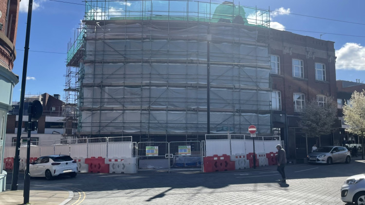 25 new apartments are being built in a 19th century building on Petersgate in Stockport town centre (Image - Nub News)