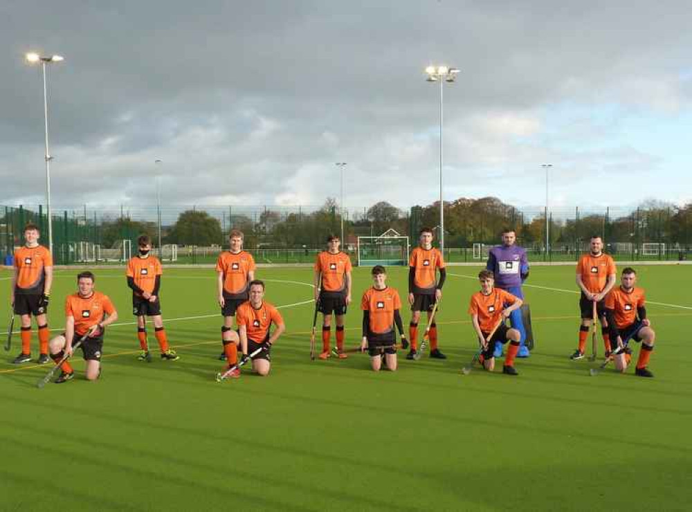 Triton Men's 2s wearing the new match kit sponsored by SecureCloud+ for all of Triton's senior teams in a three-year deal for the club.