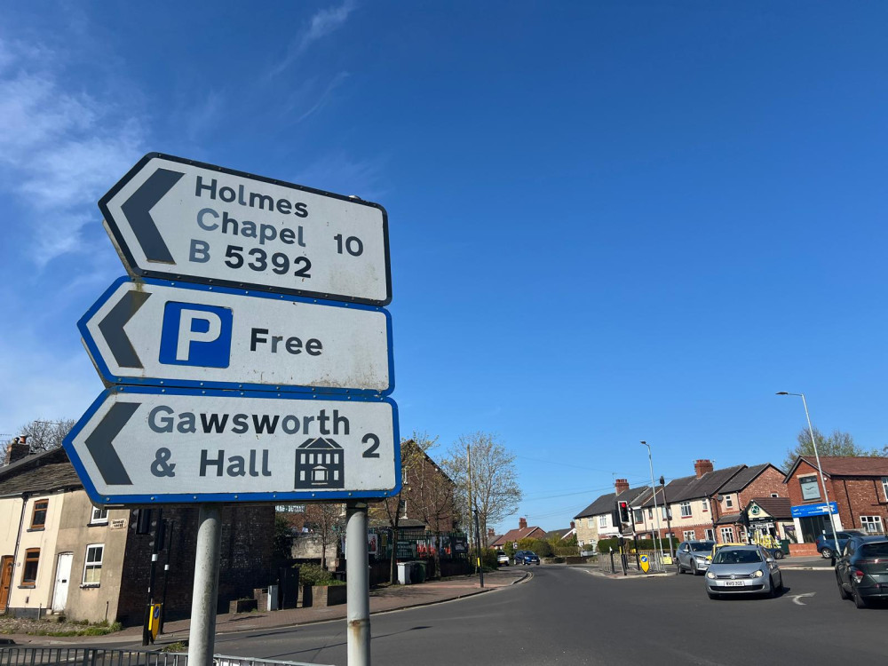 A careless driver who caused a crash at the Tesco car park in Broken Cross has been fined (Credit: Nub News)