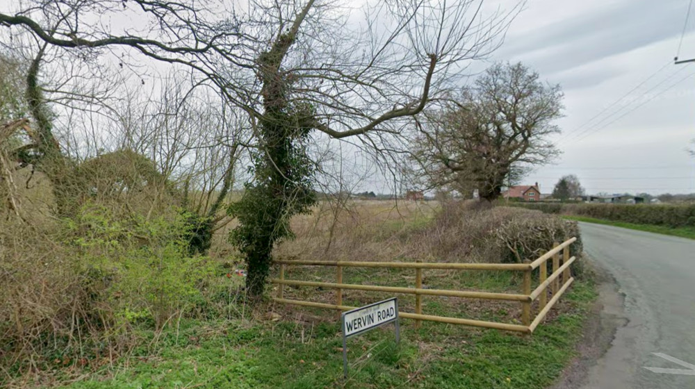 The application outlines plans to install nearly 6,000 solar panels on a zoo-owned field south of Wervin Road (Image via: Google)