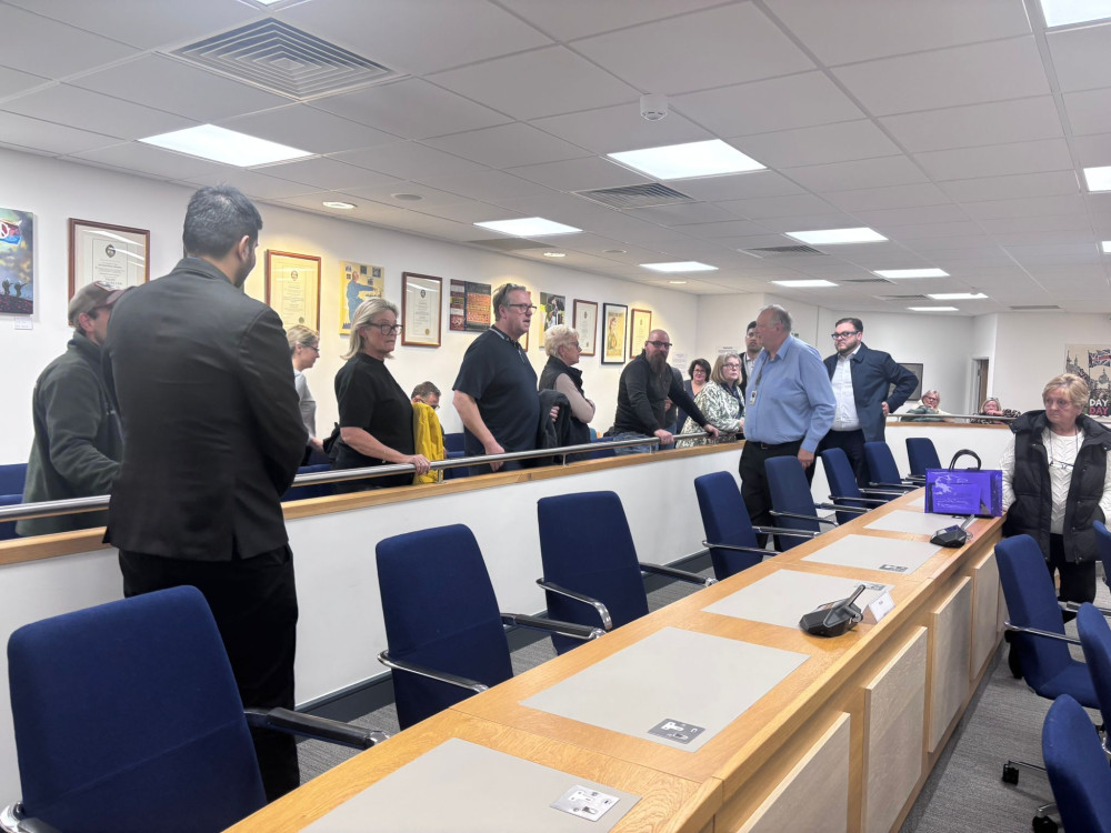 Frustration and anger at planning meeting