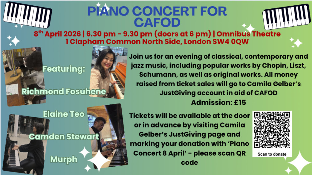Piano Concert for CAFOD 