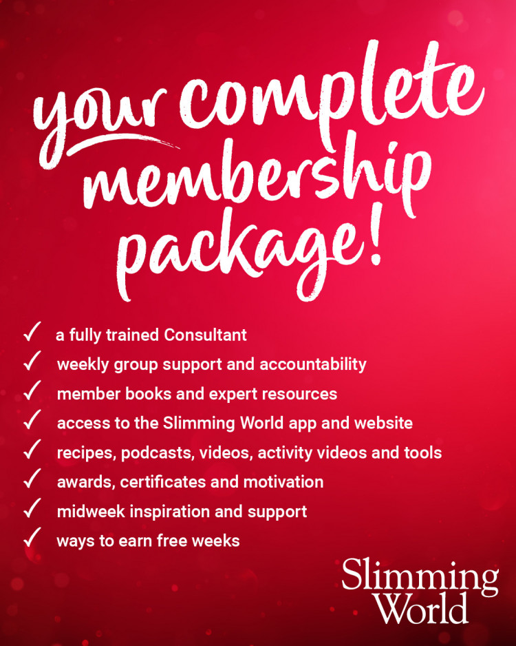 Join Slimming World Macclesfield FREE JOINING & DISCOUNTS available